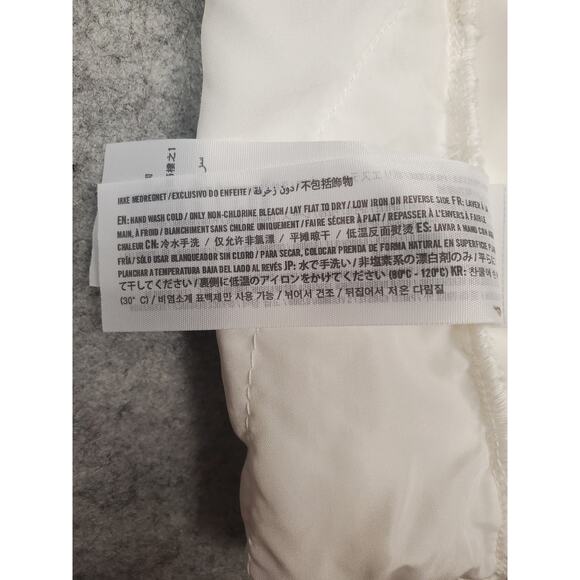 Women's Abercrombie S Drawstring Waist White Floral Crochet Shorts Festival - Picture 4 of 7